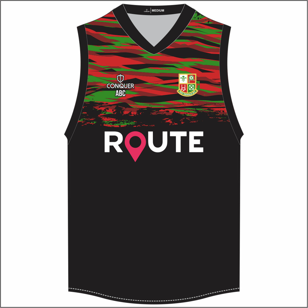 New Tredegar RFC Sublimated Aussie Vest KIDS