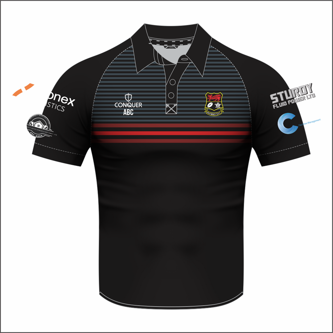 Rhymney RFC Sublimated Polo Shirt - 26/27