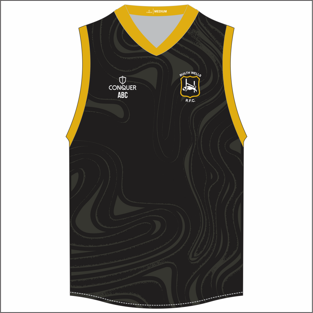 Builth Wells RFC Sublimated Aussie Vest KIDS - 26/27