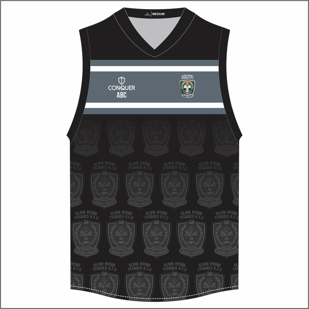 Tycroes RFC Sublimated Aussie Vest