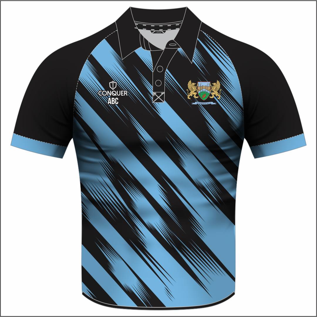 Newbridge RFC Sublimated Polo Shirt (Blue)