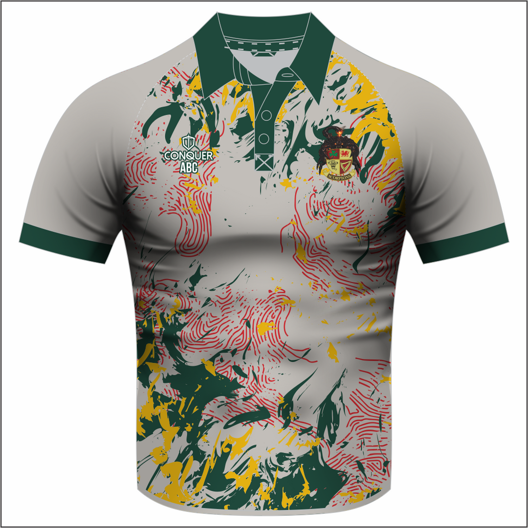 Aberavon Scorpions Sublimated Polo Shirt KIDS
