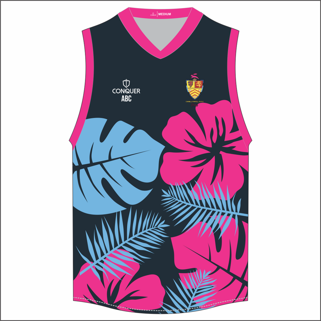 Cwmllynfell RFC Touch LADIES Sublimated Aussie Vest