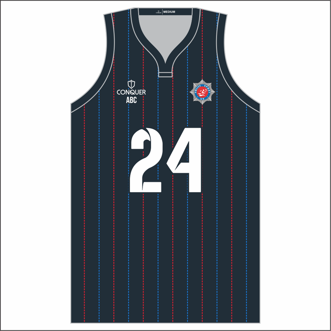 Niners Women's Police Rugby Sublimated Basketball Vest