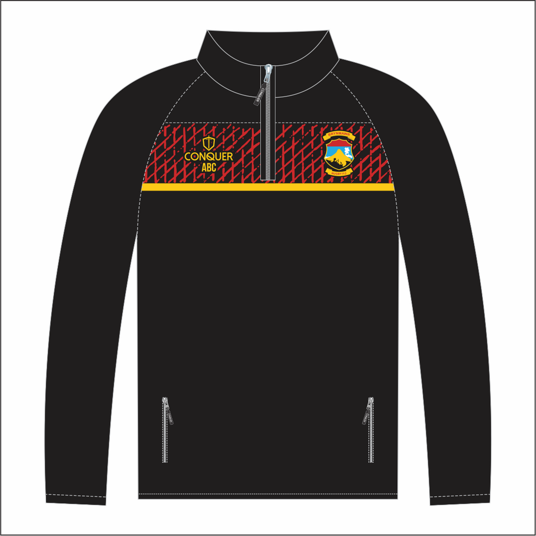 Brynmawr RFC 1/4 Zip Midlayer