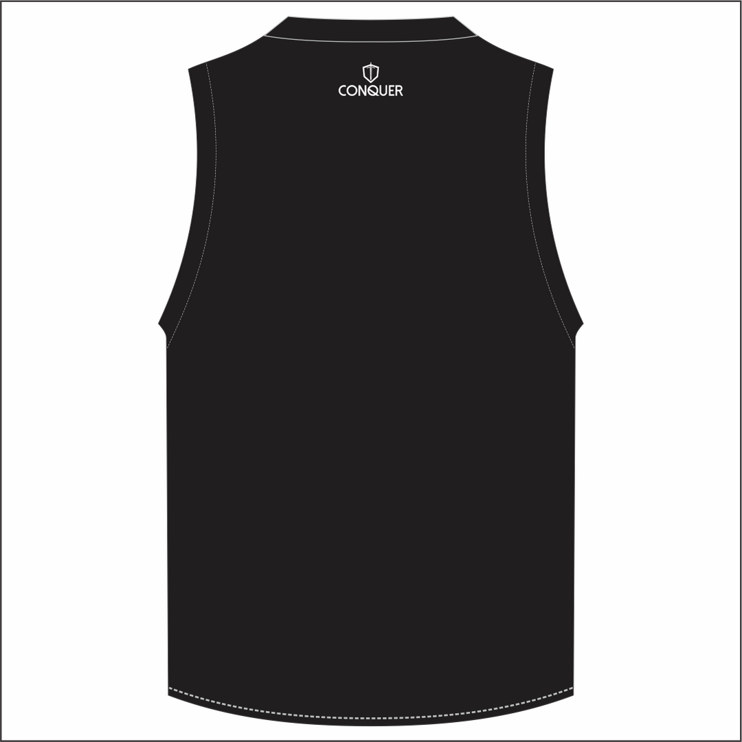SSRU U16s (Blacks WEST) Sublimated Aussie Vest KIDS