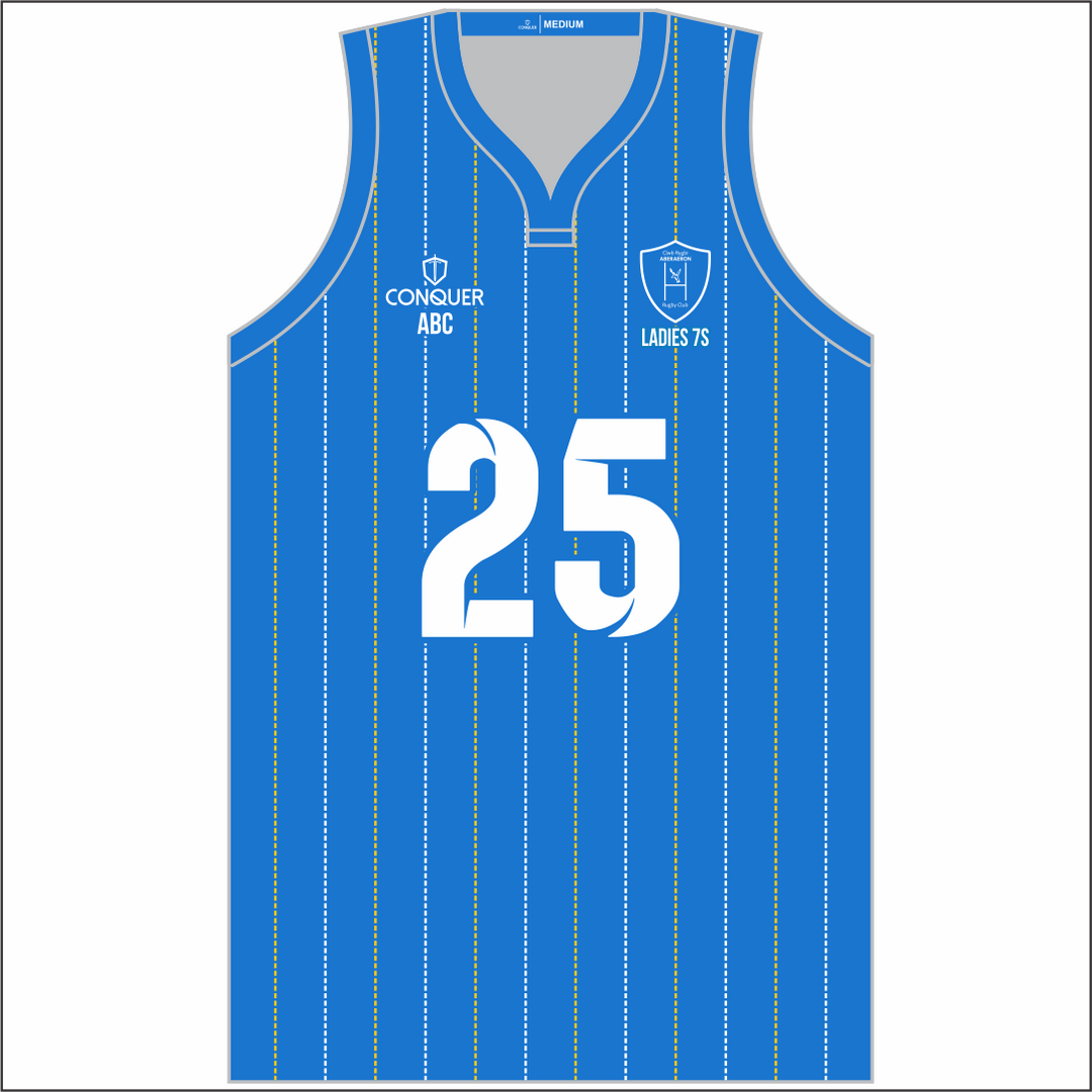 Aberaeron Ladies Striped Basketball Vest Kids