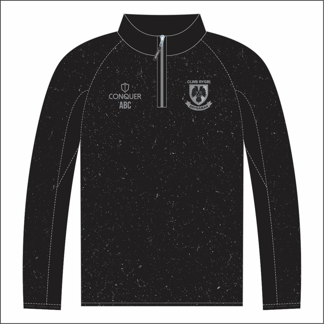 Brynamman RFC black out PRO 1/4 Zip Midlayer