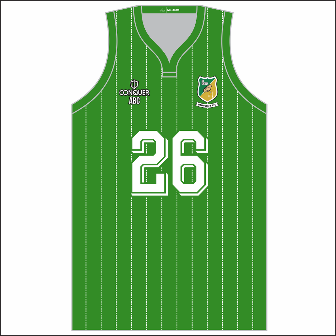 Bedwellty RFC Sublimated Basketball Vest KIDS