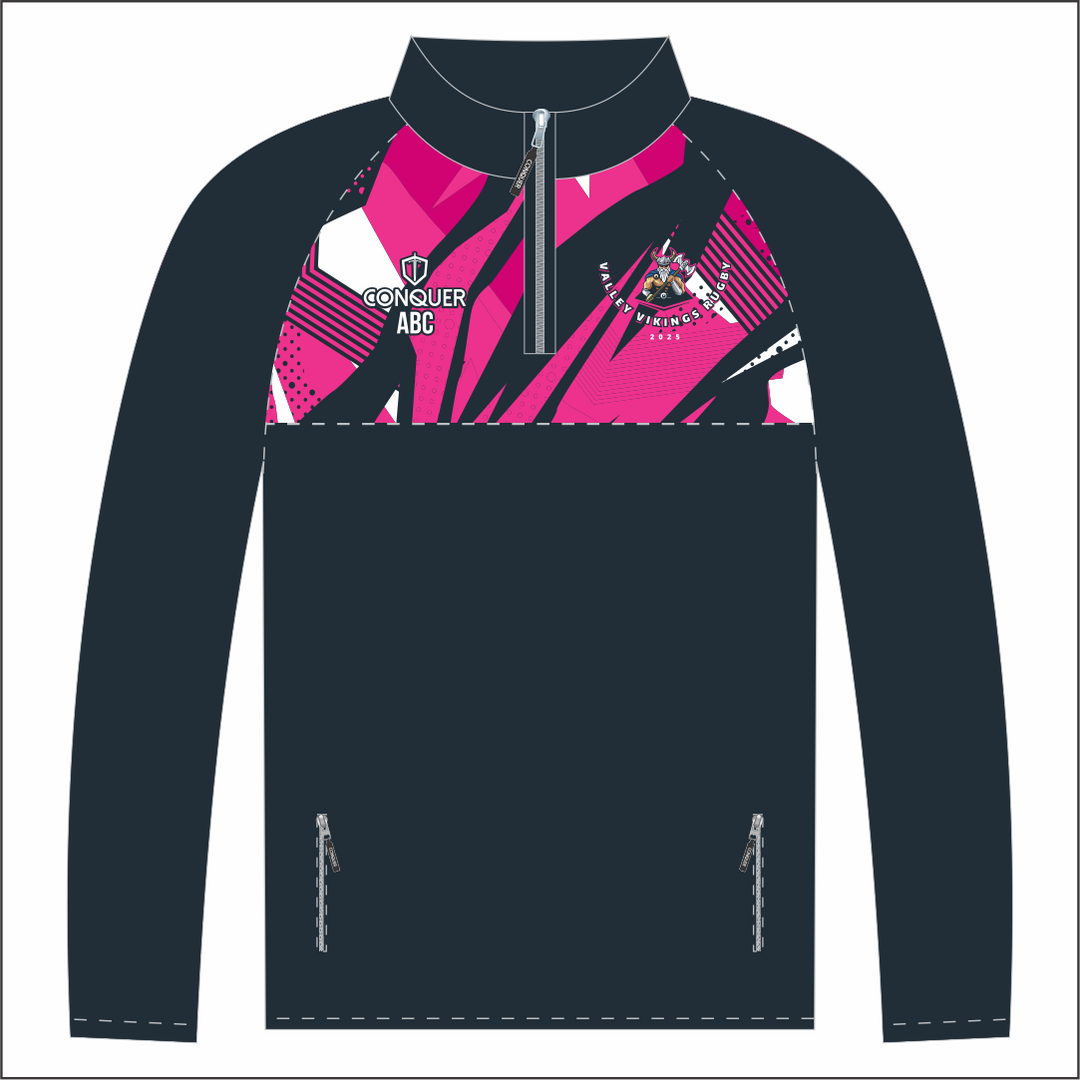 Valley Vikings Rugby 1/4 Zip Midlayer