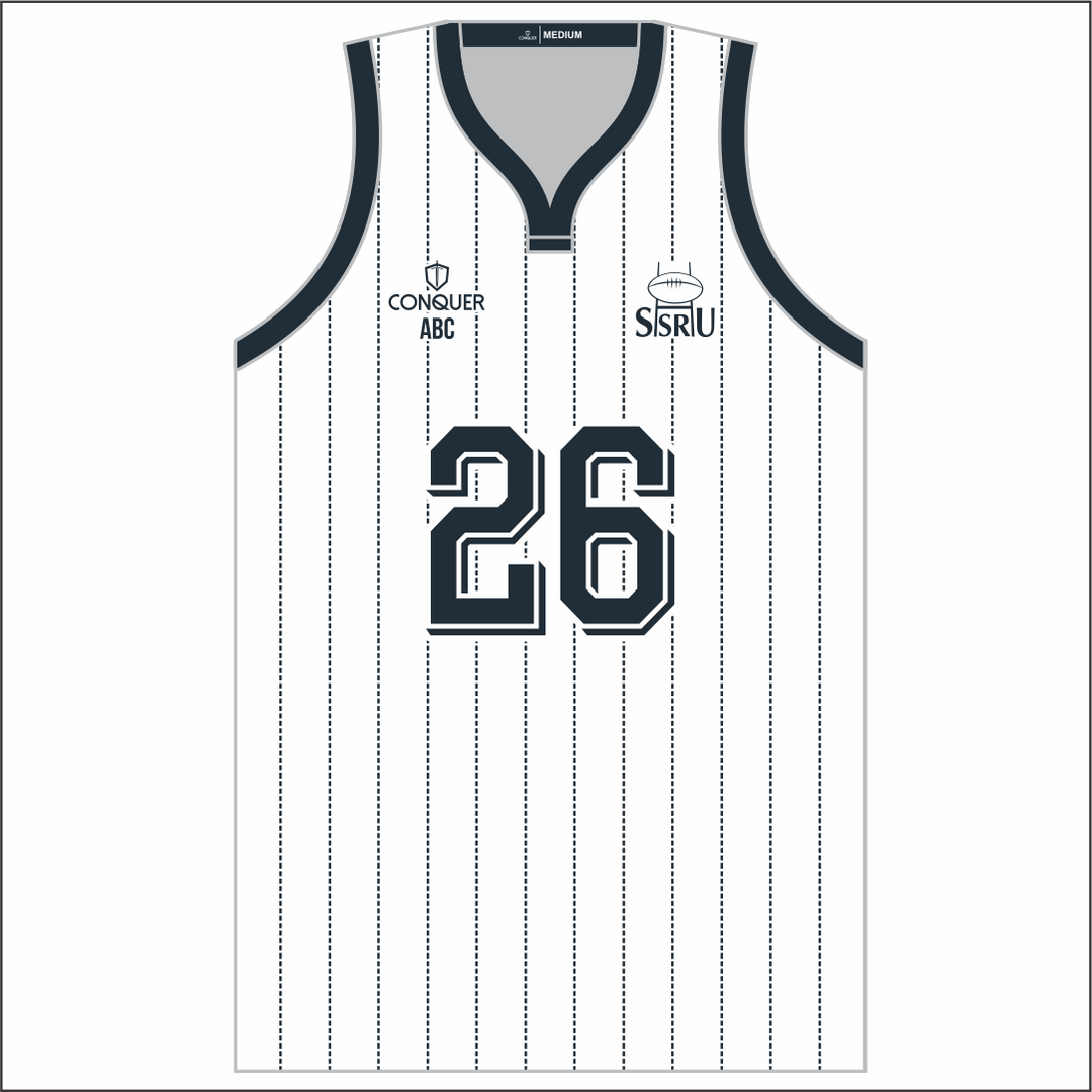 SSRU U16s (Whites EAST) Sublimated Basketball Vest