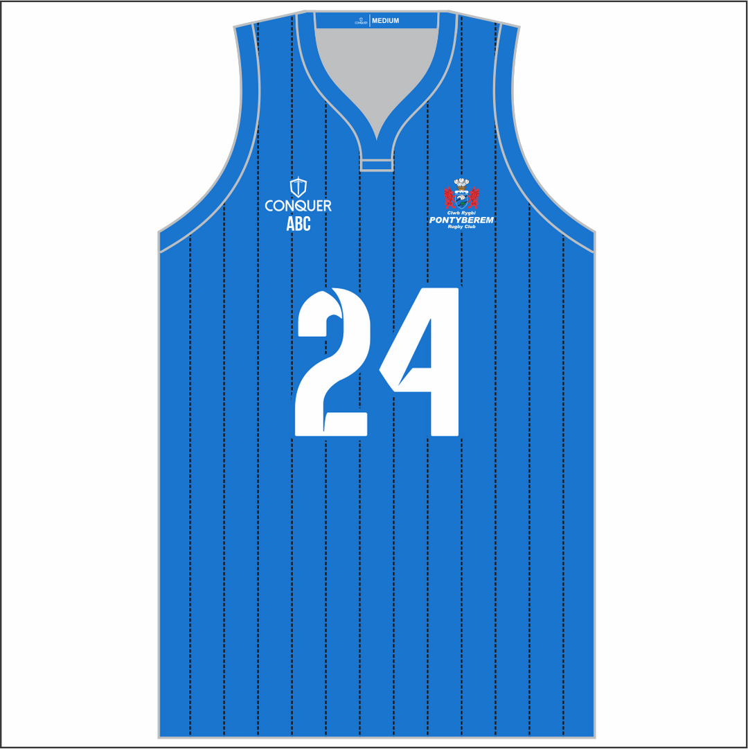 Pontyberem RFC Sublimated Basketball Vest