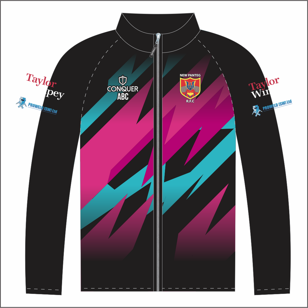 New Panteg U13's RFC PRO FZ Midlayer Kids