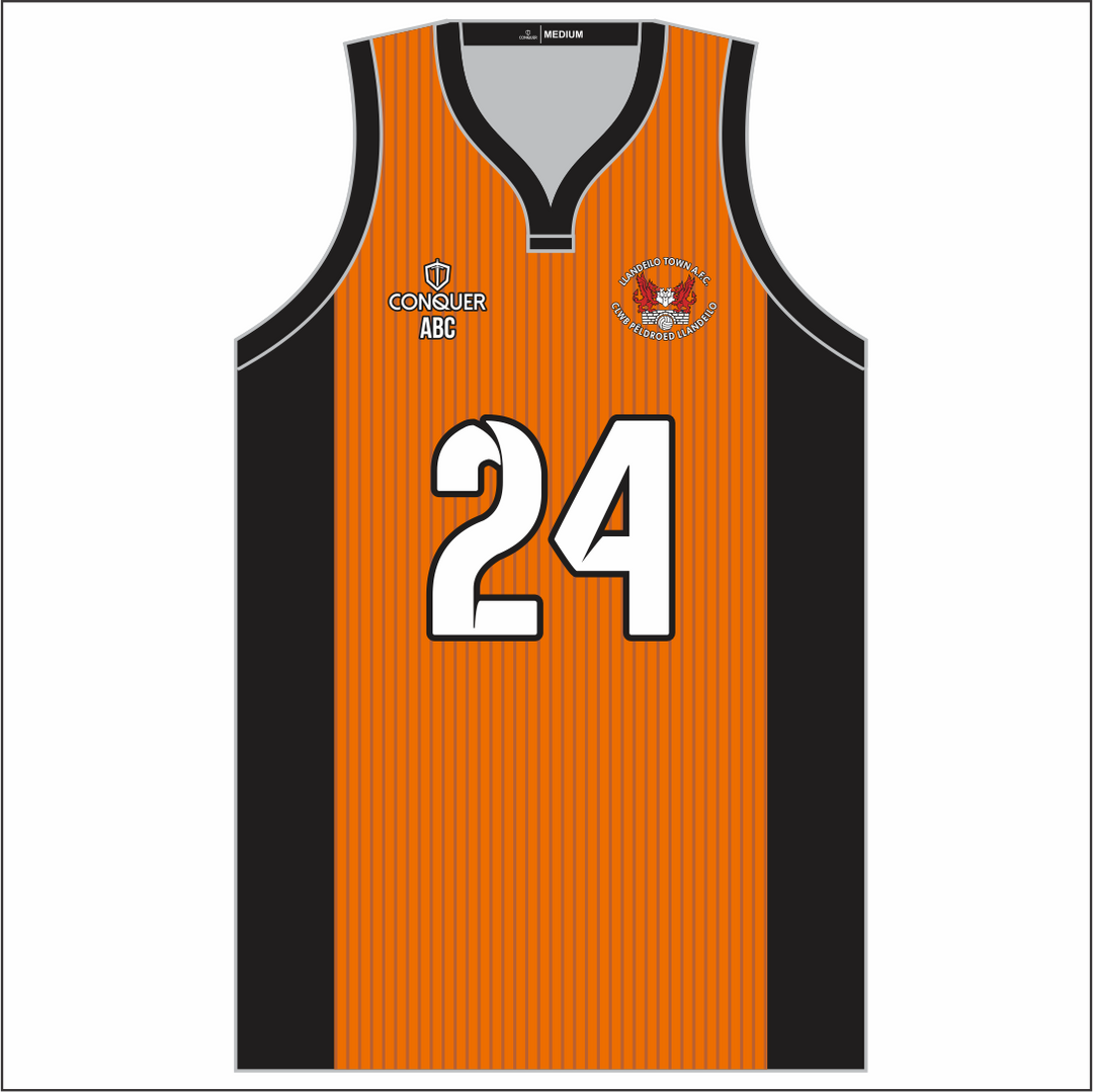 Llandeilo AFC Orange Basketball Vest Kids