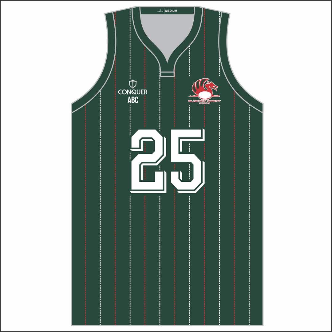 Blaenau Gwent Schools Sublimated Basketball Vest