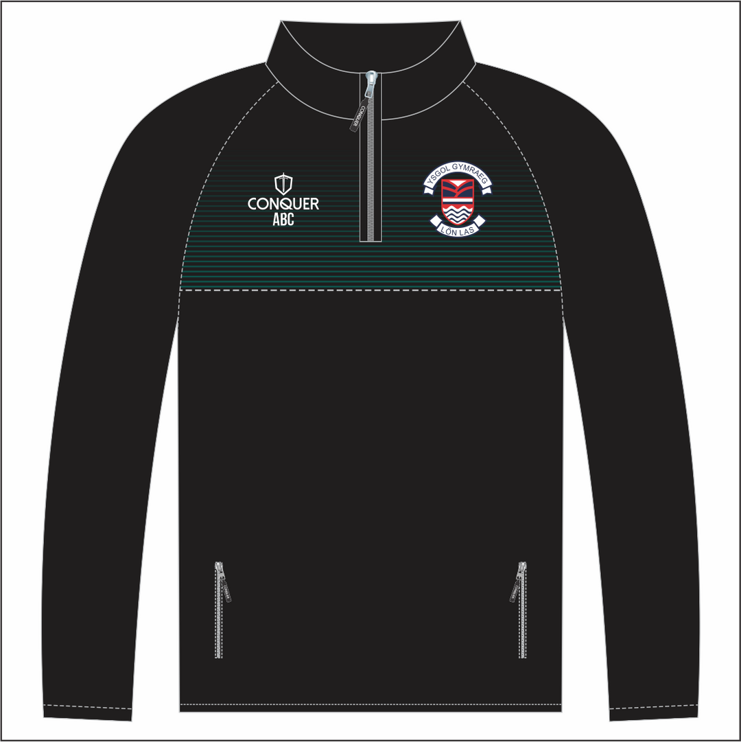 Ysgol Gymraeg Lon Las 1/4 Zip Midlayer