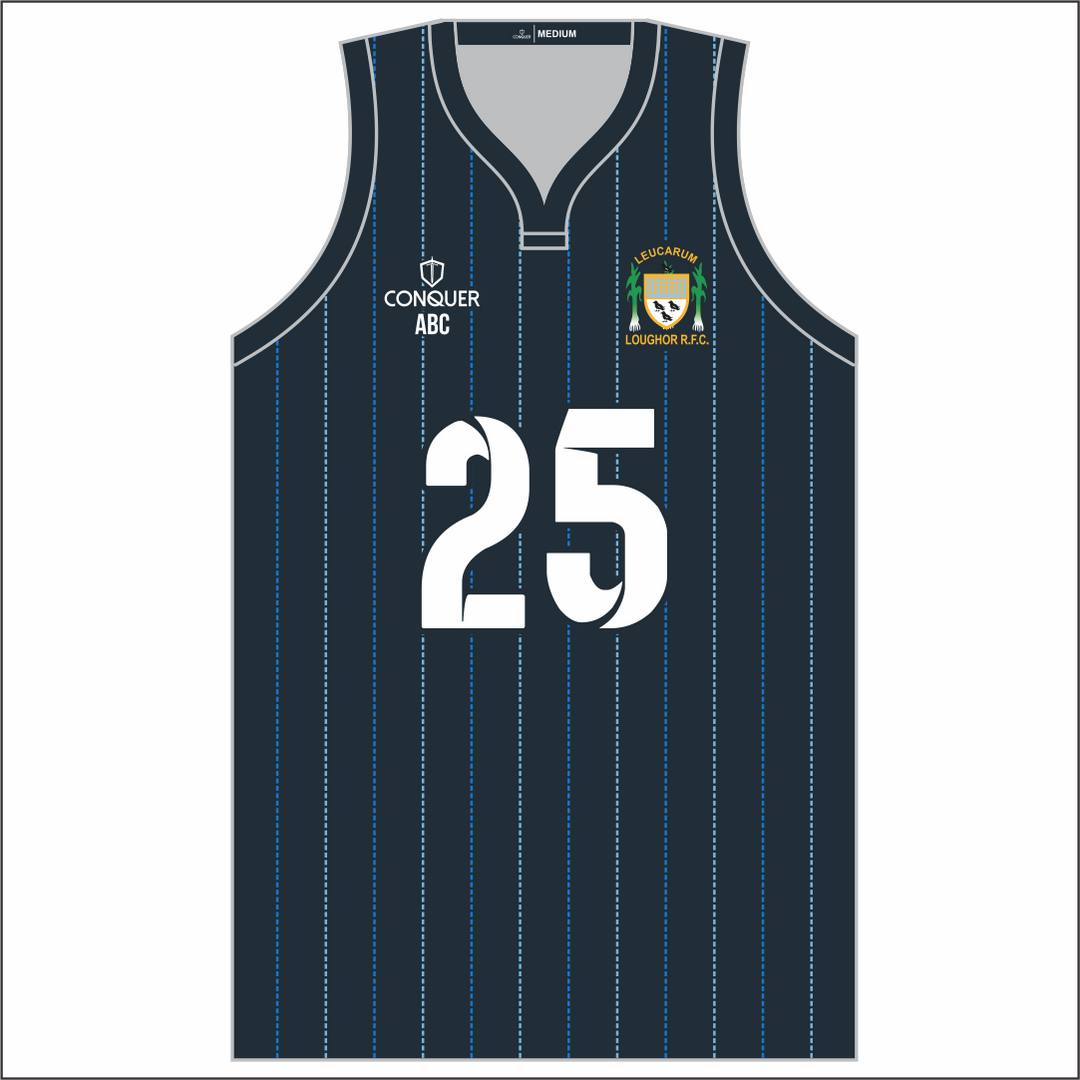 Loughor RFC Sublimated Basketball - Striped