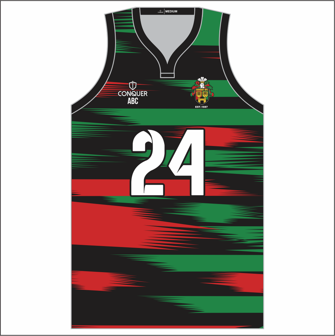 Dunvant RFC Patterned Sublimated Basketball