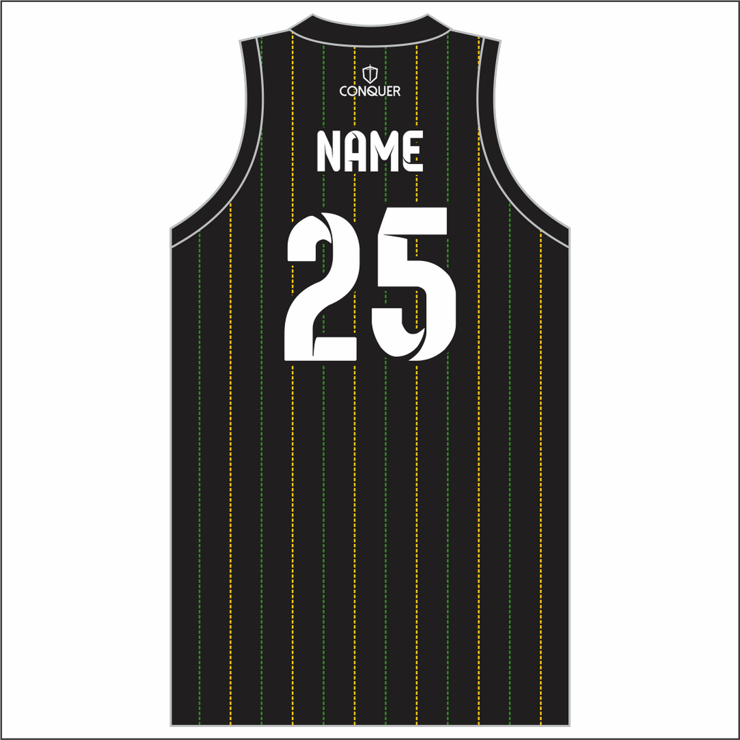 Felinfoel RFC Sublimated Basketball Vest - Striped