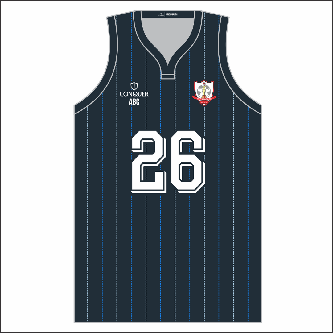 FC Tredegar Minis & Juniors Sublimated Basketball Vest
