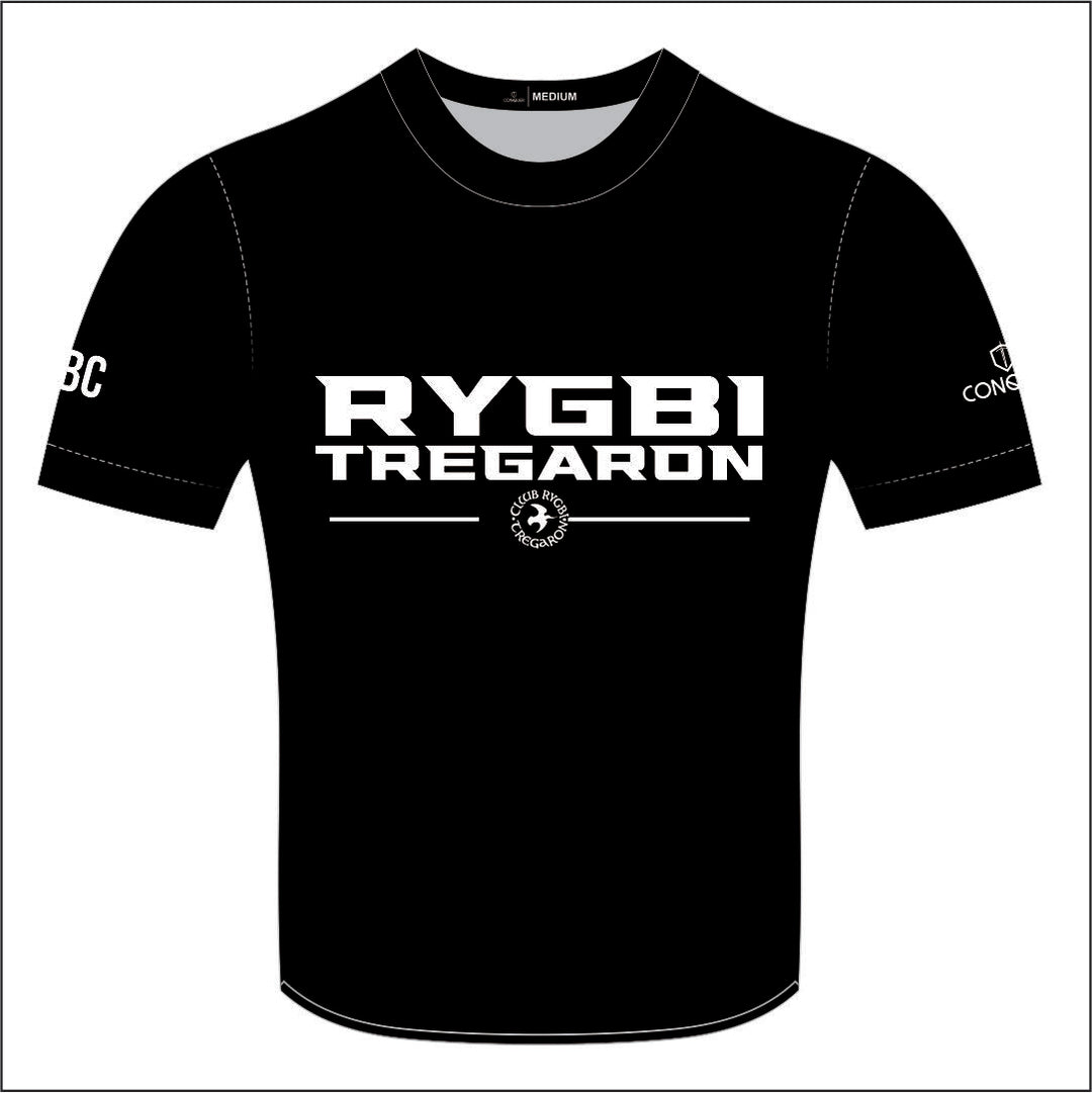 Tregaron RFC Players Sublimated T-Shirt - Cymraeg