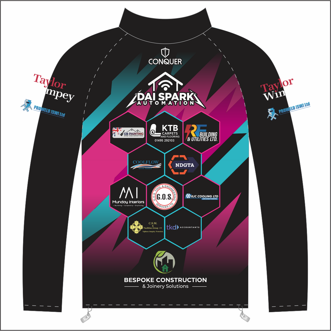 New Panteg U13's RFC PRO FZ Midlayer Kids