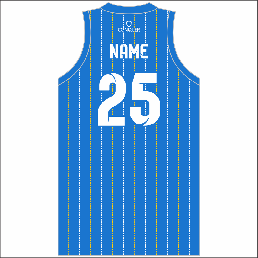 Aberaeron Ladies Striped Basketball Vest Kids