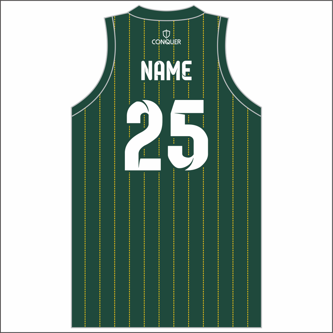Merthyr RFC Sublimated Basketball Vest - Striped
