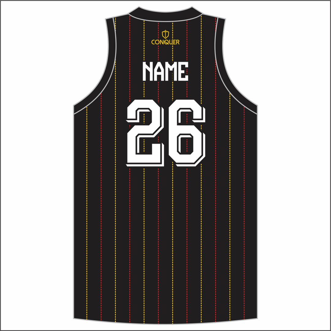 Brynmawr RFC Sublimated Basketball Vest KIDS - Striped