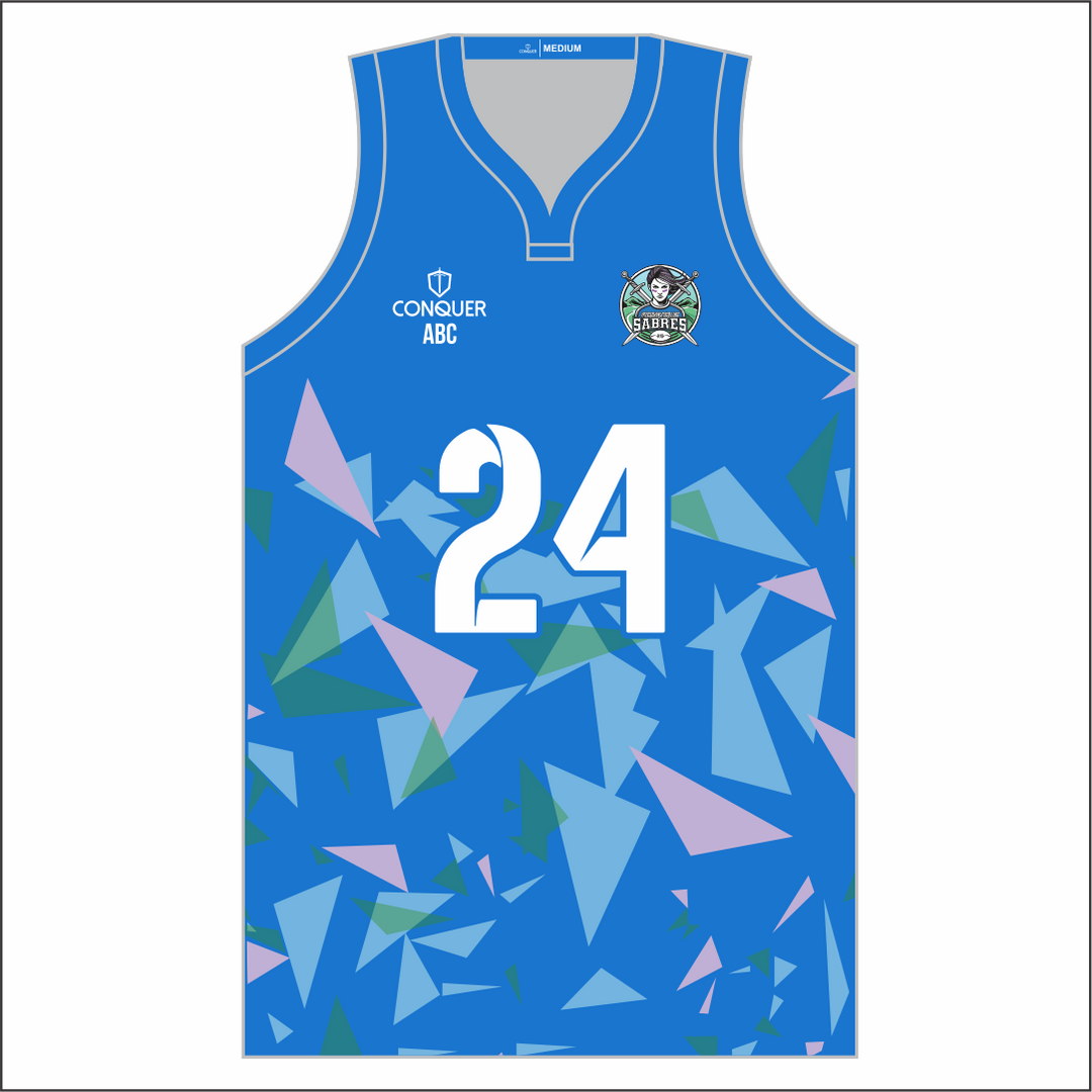 Swansea Valley Sabres Sublimated Basketball Vest