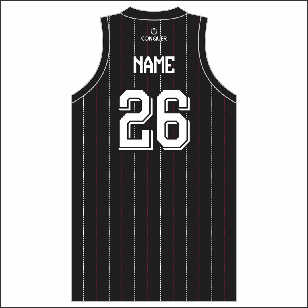 Lampeter Spartans Sublimated Basketball Vest KIDS - Striped