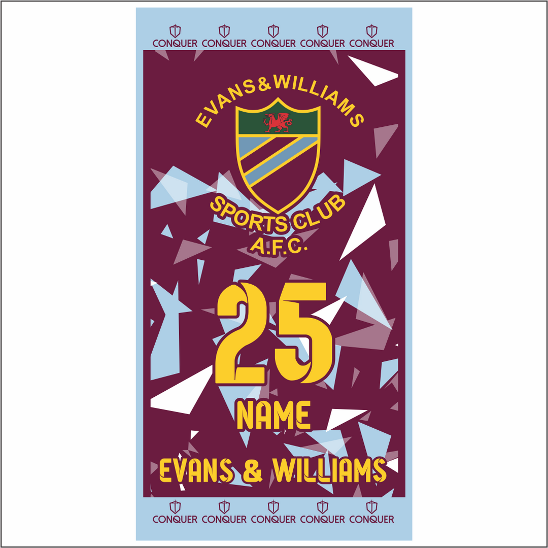 Evans & Williams Sports Club Beach Towel