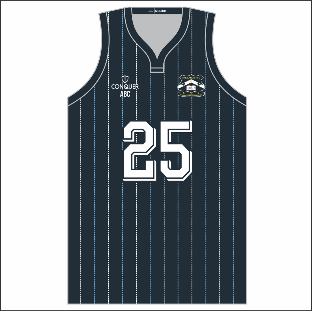 Trebanos RFC 26/27 Sublimated Basketball Vest