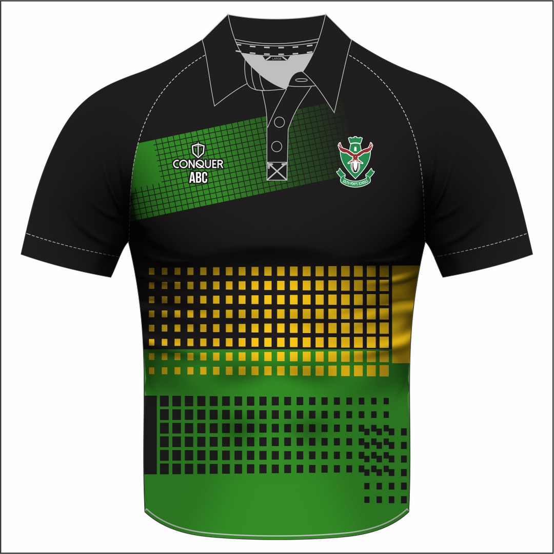 South Powys District Sublimated Polo Shirt Kids