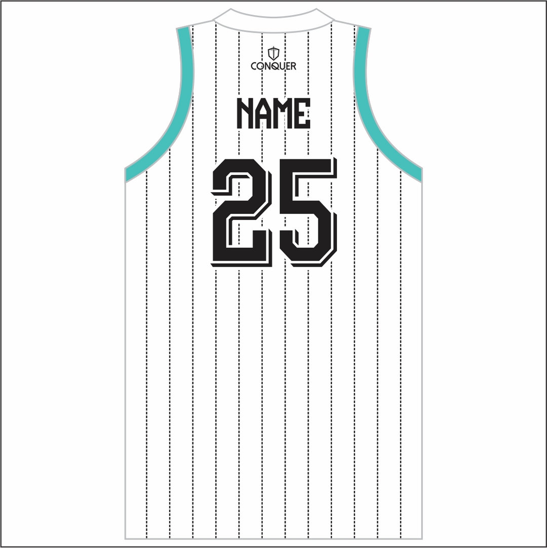 Tycroes LADIES RFC Sublimated Basketball Vest KIDS - Patterned