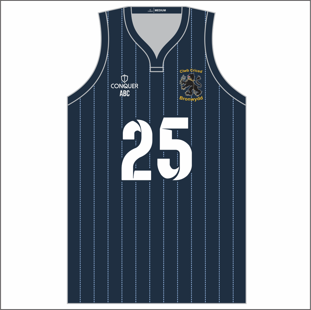 Clwb Criced Bronwydd Basketball Vest