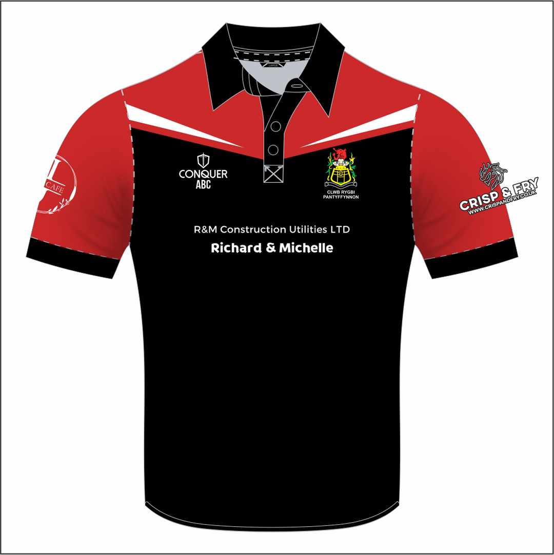 Pantyffynnon RFC Sublimated Polo Shirt