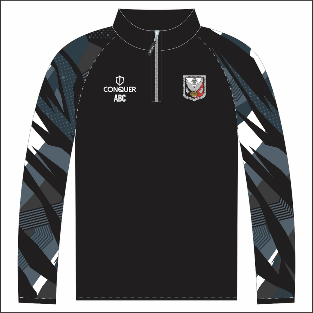 Abertysswg RFC PRO 1/4 Zip Midlayer Kids