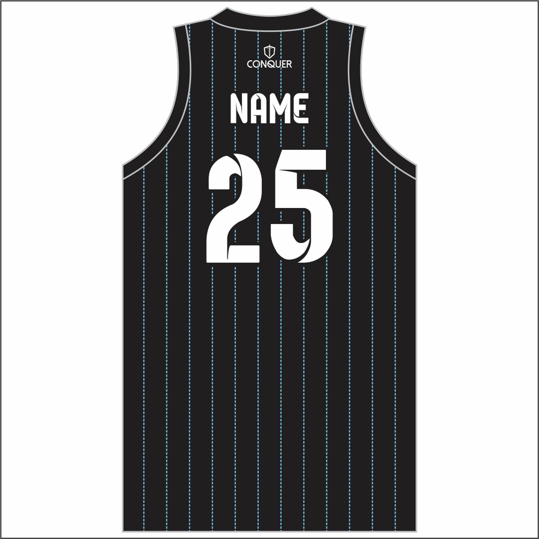 Rumney RFC Sublimated Basketball Vest - Striped