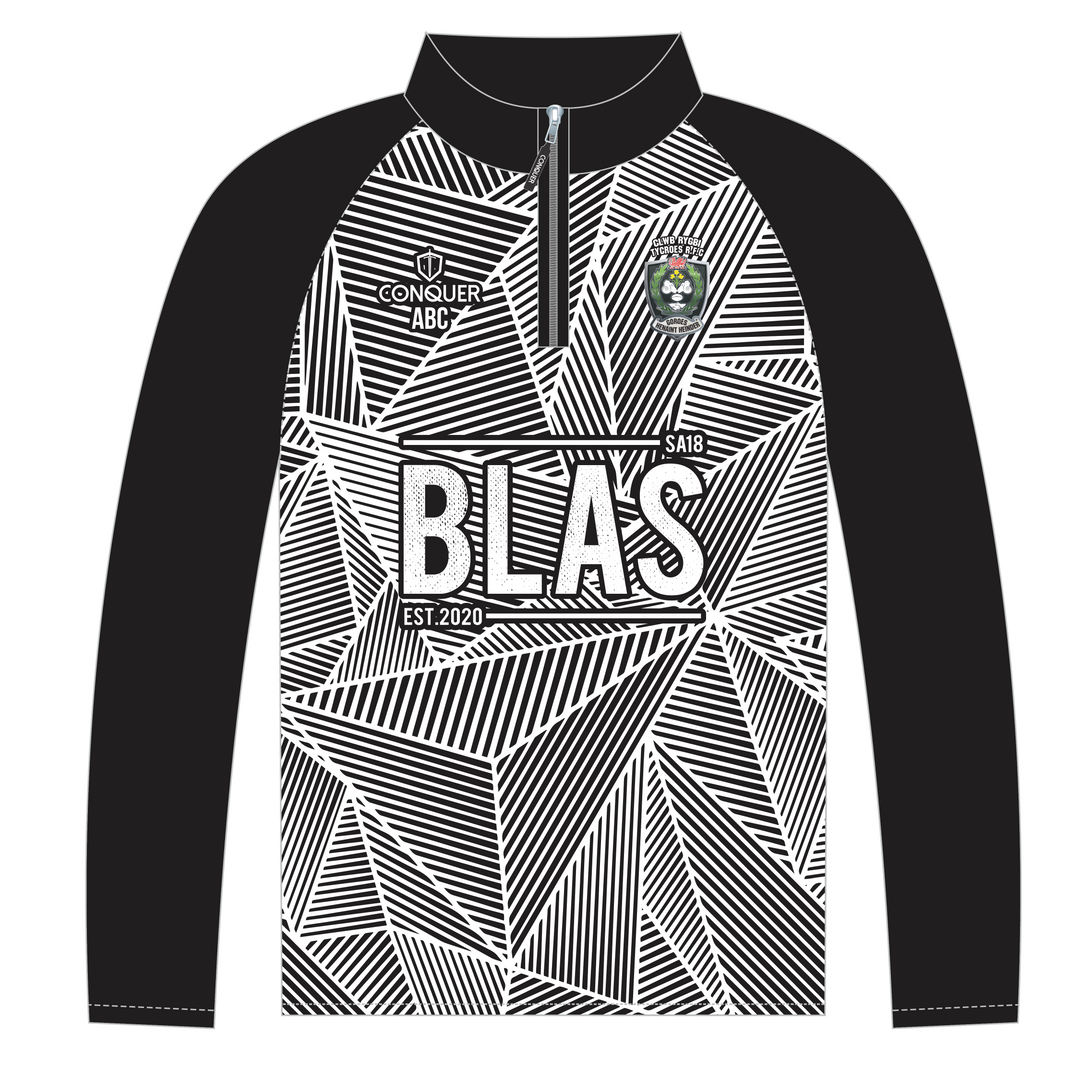 Tycroes RFC U16s PRO 1/4 Zip Midlayer