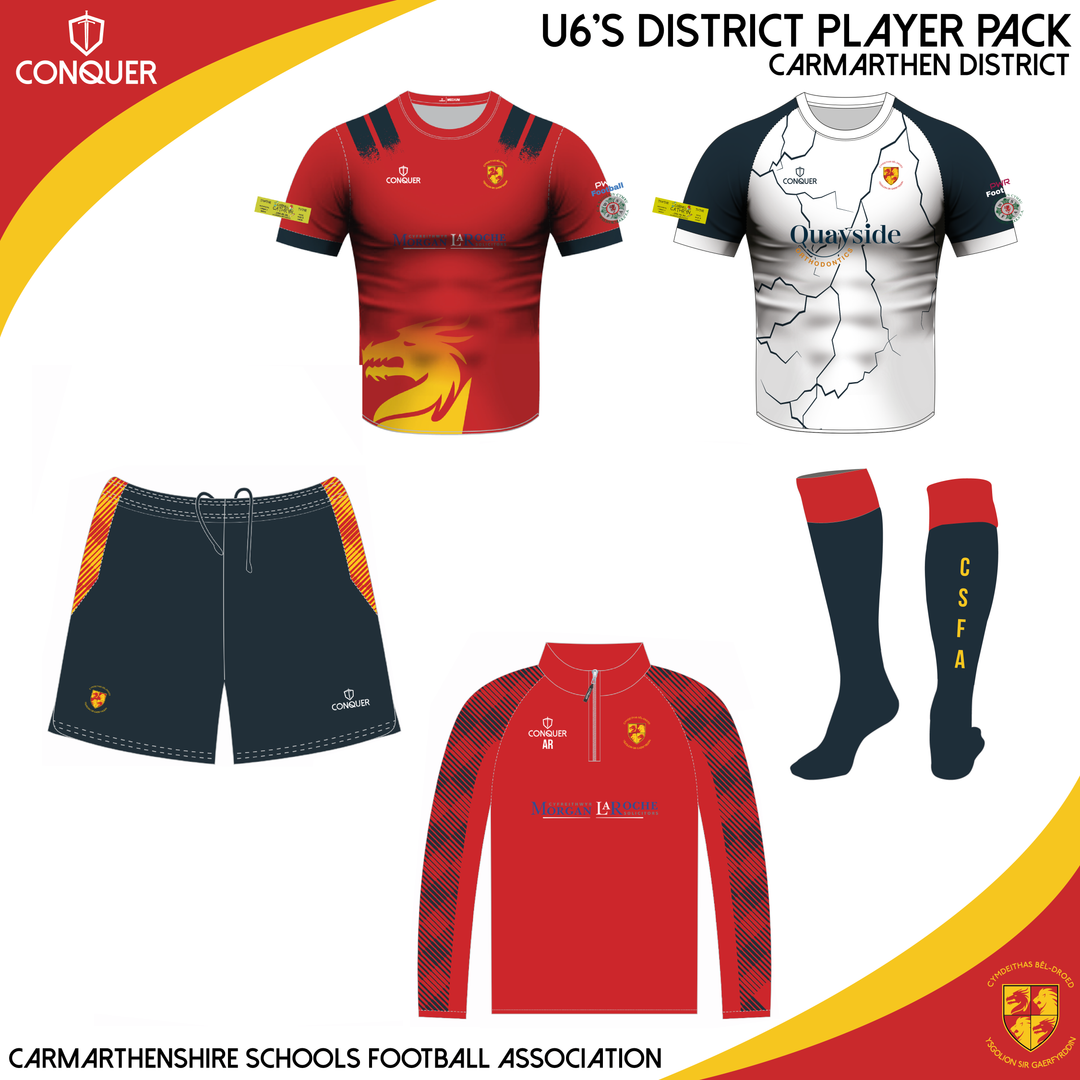 CSFA Boys U6s Outfield Carmarthen Pack Pack