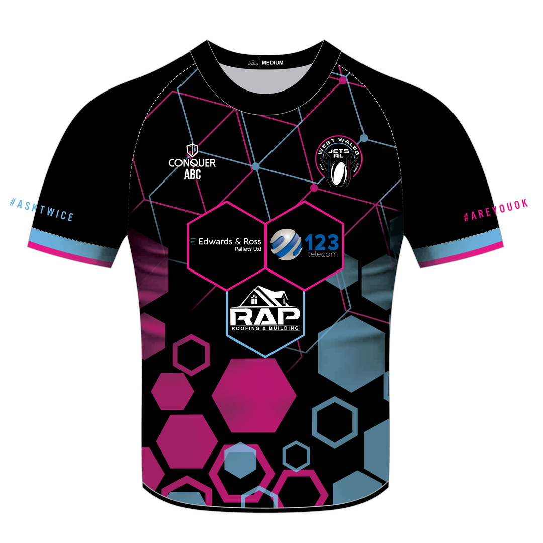 WWJ Sublimated T-Shirt - Black