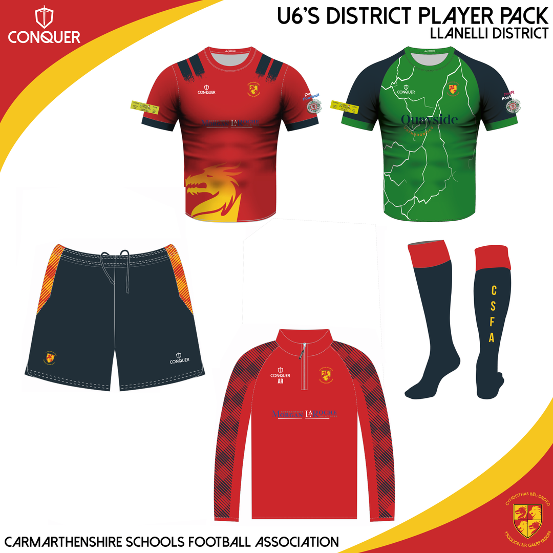 CSFA Boys U6s Outfield Llanelli Direct Pack