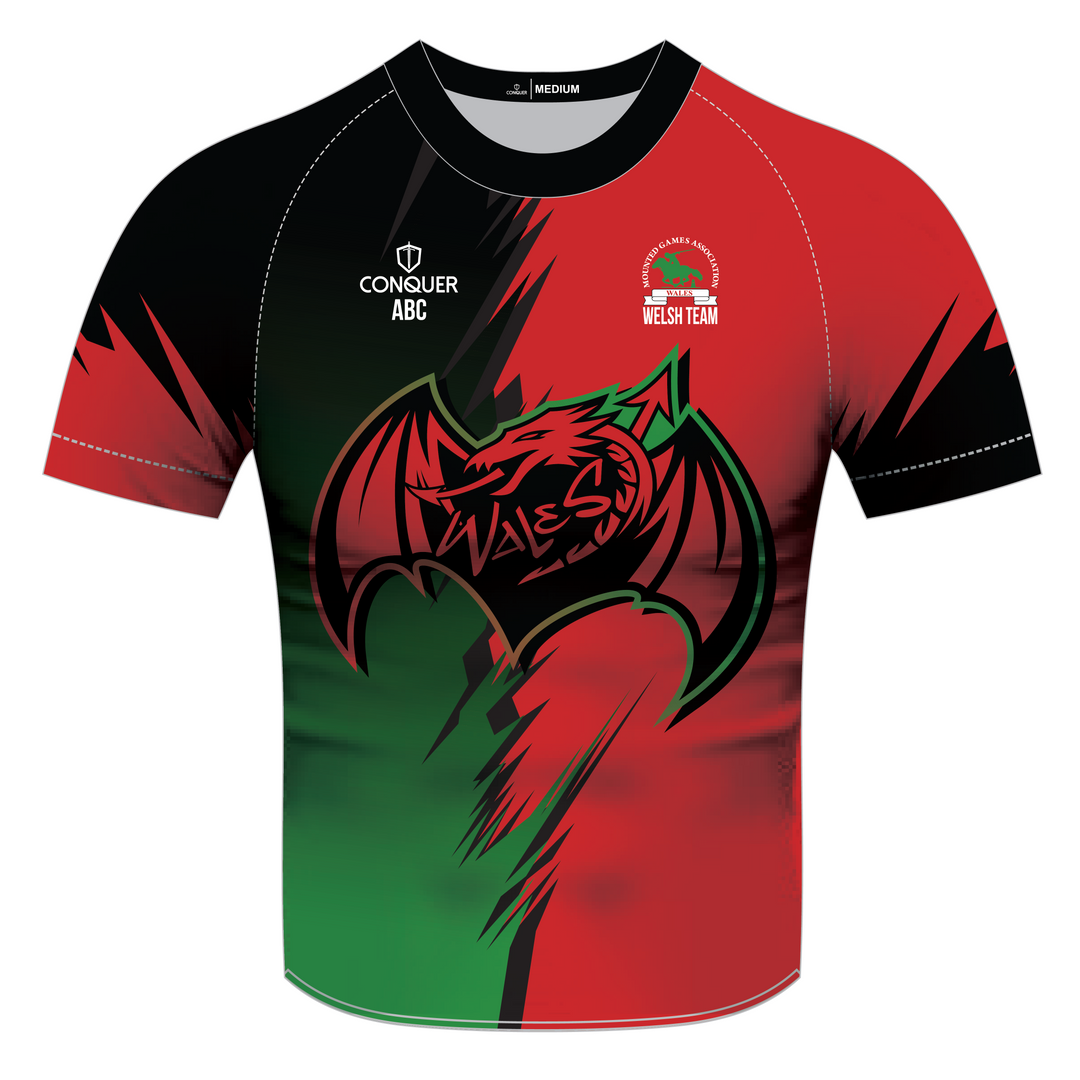 Mounted Games Wales Supporters Sublimated T-Shirt Kids