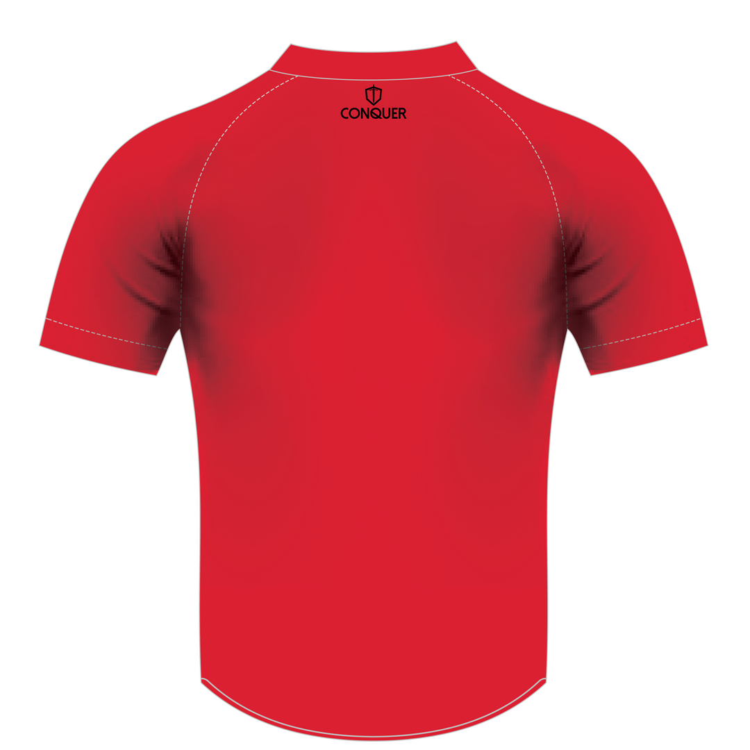 Llandybie Tennis Club Sublimated Red Polo Shirt Kids