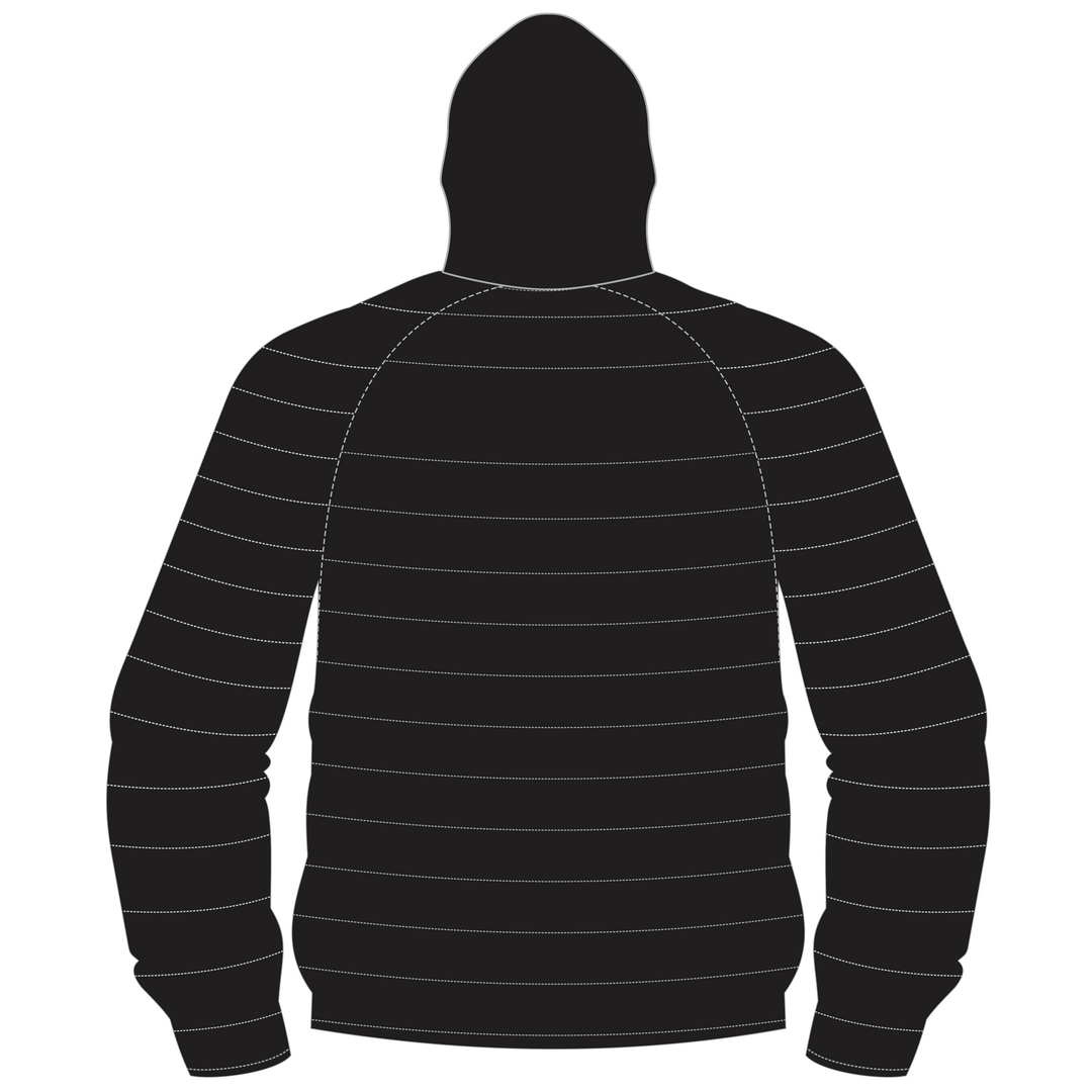 Welsh Fire Service Rugby Black Puffy Jacket