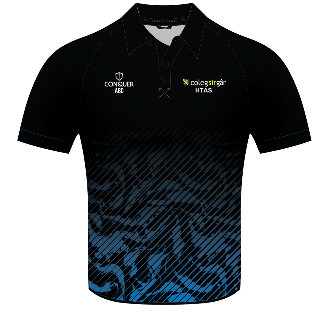 Coleg Sir Gar HTAS Sublimated Polo Shirt
