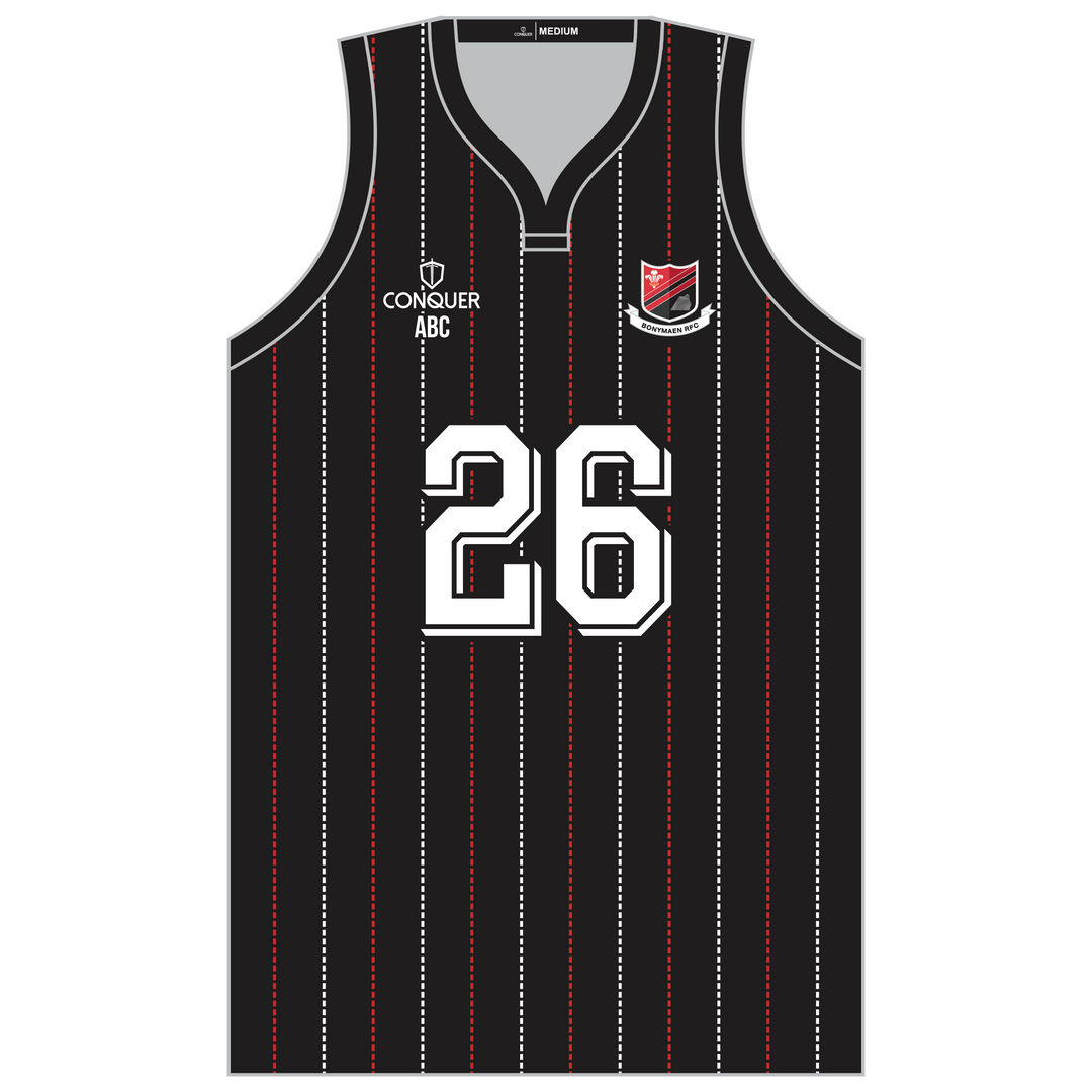 Bonymaen RFC Sublimated Basketball Vest KIDS