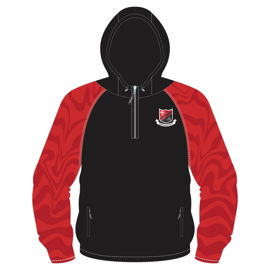 Bonymaen RFC PRO Hooded Windbreaker KIDS