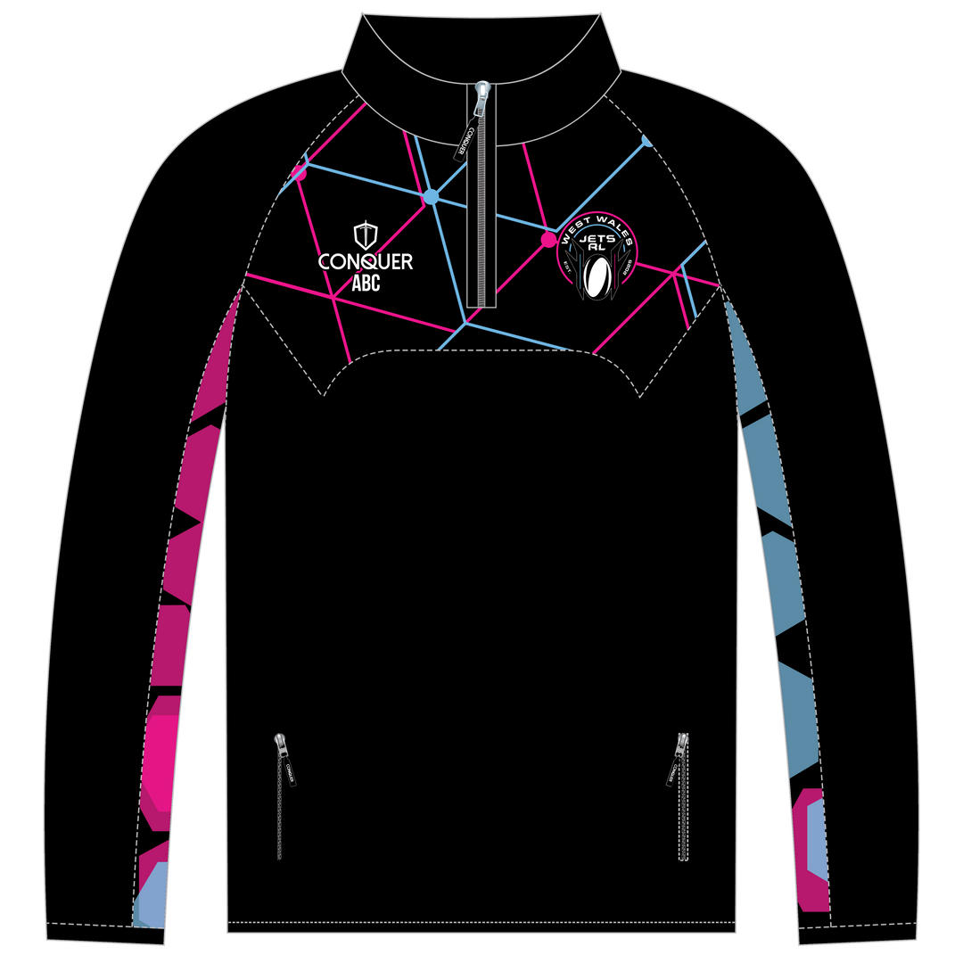 West Wales Jets 1/4 Zip Midlayer KIDS